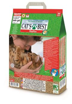 Litière pour Chat Cat's Best Fibre Végétale OKO 20 L