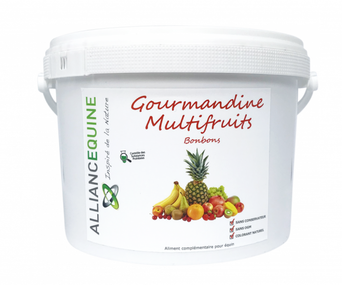Gourmandine (multifruit) 3.5 kg - ALLIANCE EQUINE