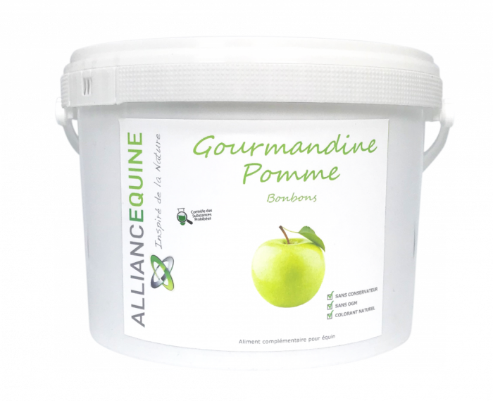 Gourmandine (pomme) 15 kg - ALLIANCE EQUINE