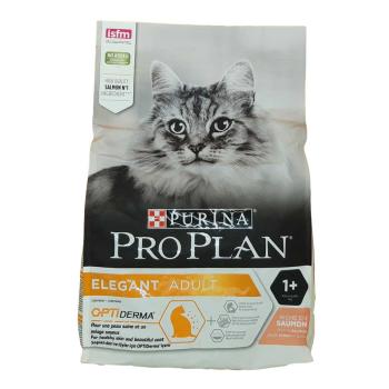 Aliment pour chats adultes à poils longs PRO PLAN ELEGANT ADULT - Riche en Saumon